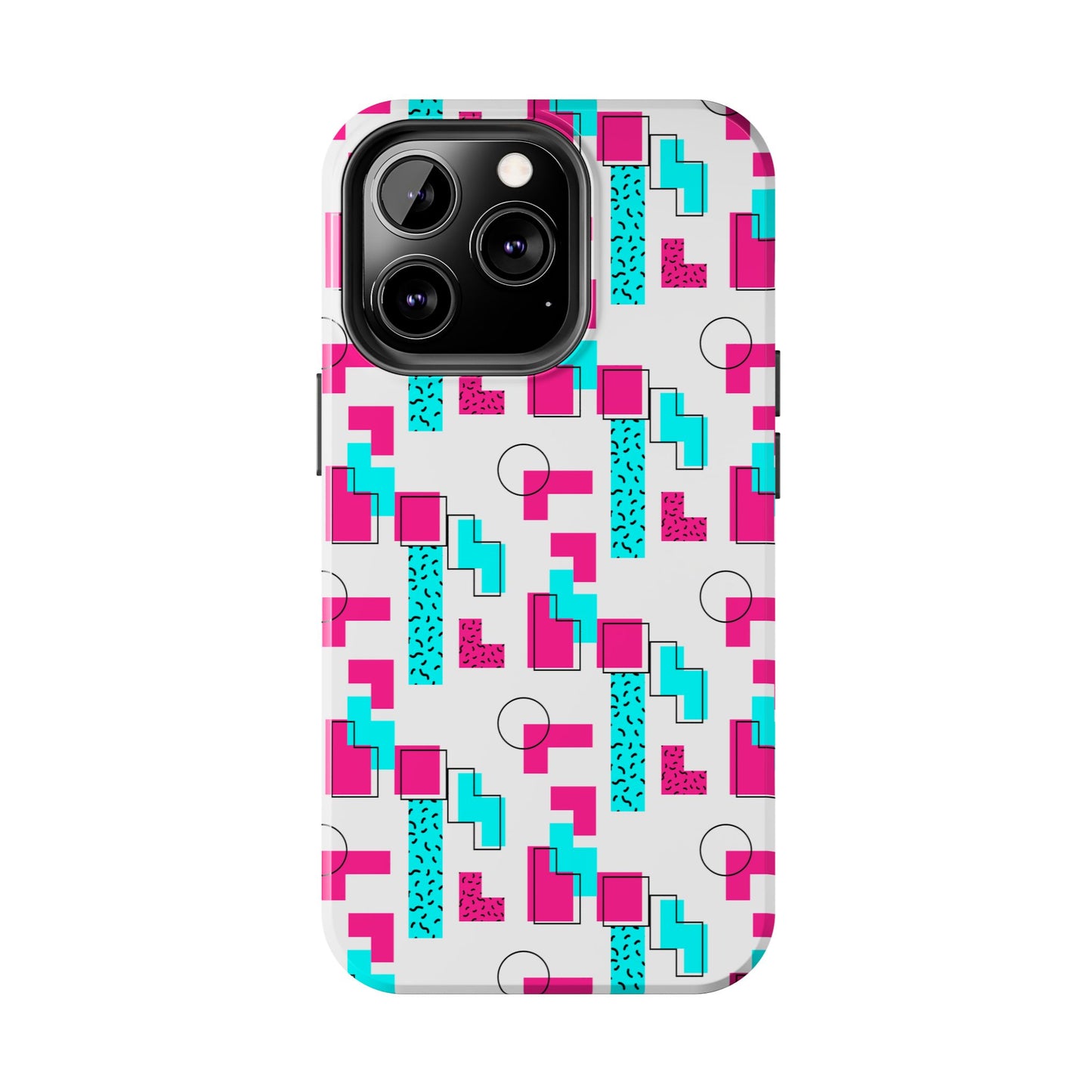 Retro Geometric Vibes - Phone Case