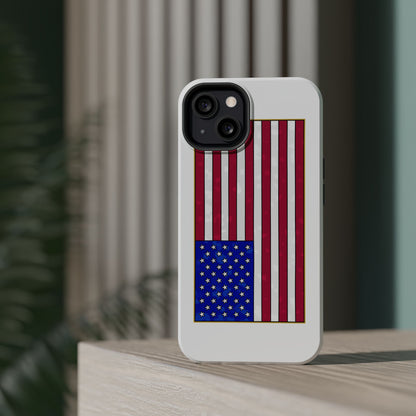 New Glory American Flag (Gold Edge Edition) - Magnetic Phone Case