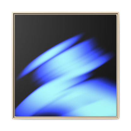 Orbital Drift - Framed Canvas