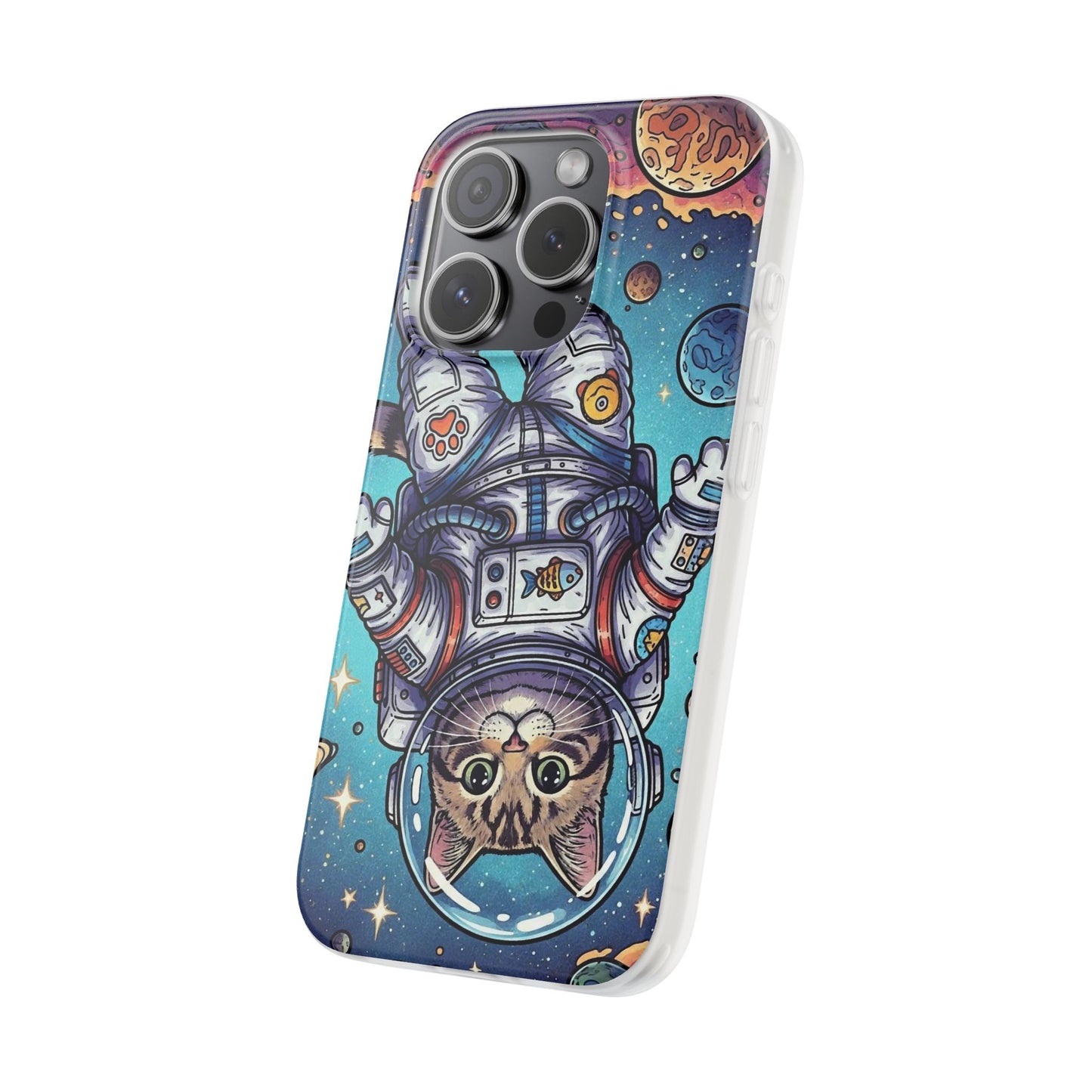 Astronaut Cat - Flexi Phone Case
