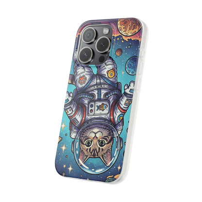 Astronaut Cat - Flexi Phone Case