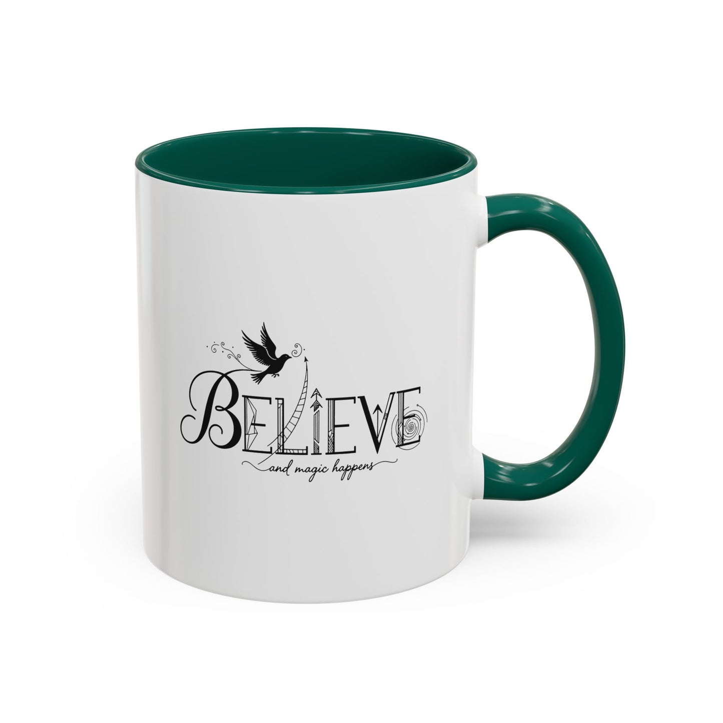 Believe and Magic Happens - Colorful Mug