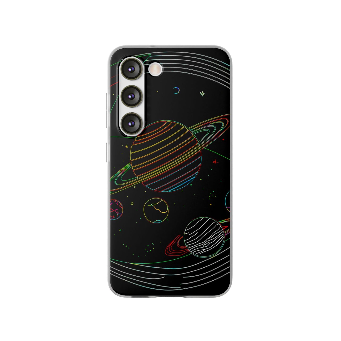 Galaxy-Inspired Flexi Cases, Vibrant Phone Covers, Space-Themed Accessories, Cosmic Gifts for Astronomers, Unique Phone Protectors