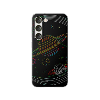 Galaxy-Inspired Flexi Cases, Vibrant Phone Covers, Space-Themed Accessories, Cosmic Gifts for Astronomers, Unique Phone Protectors