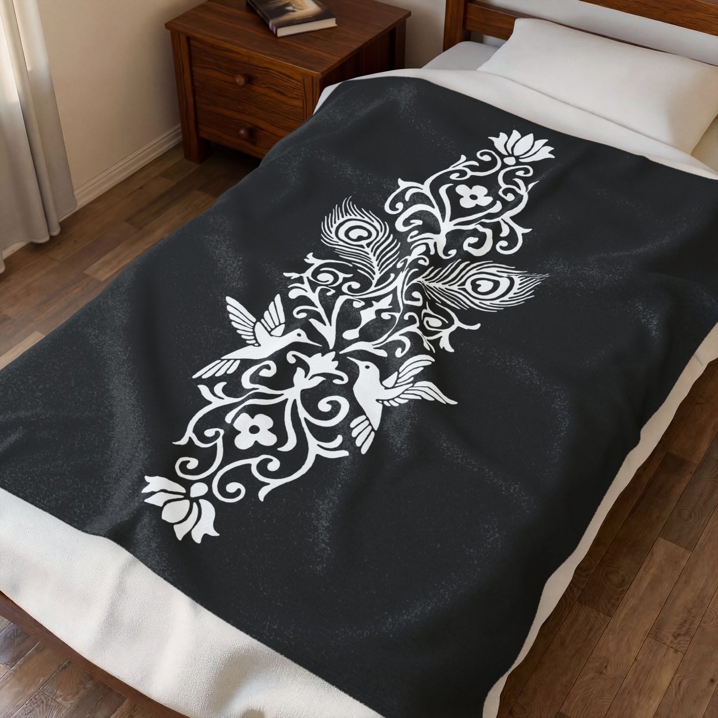 Hummingbird Soulmates - Plush Blanket