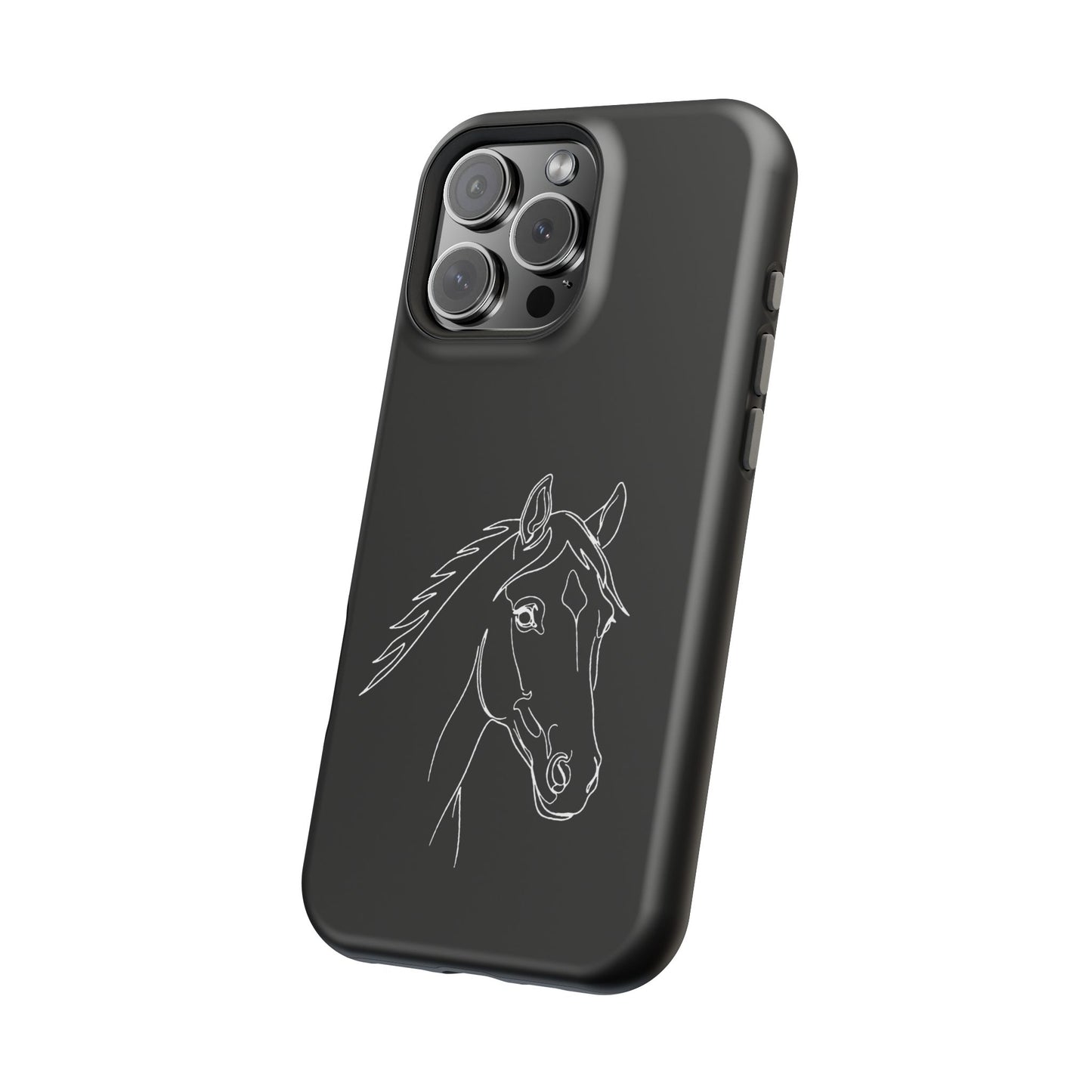 Horse Portrait Sketch - Magnetic Phone Case