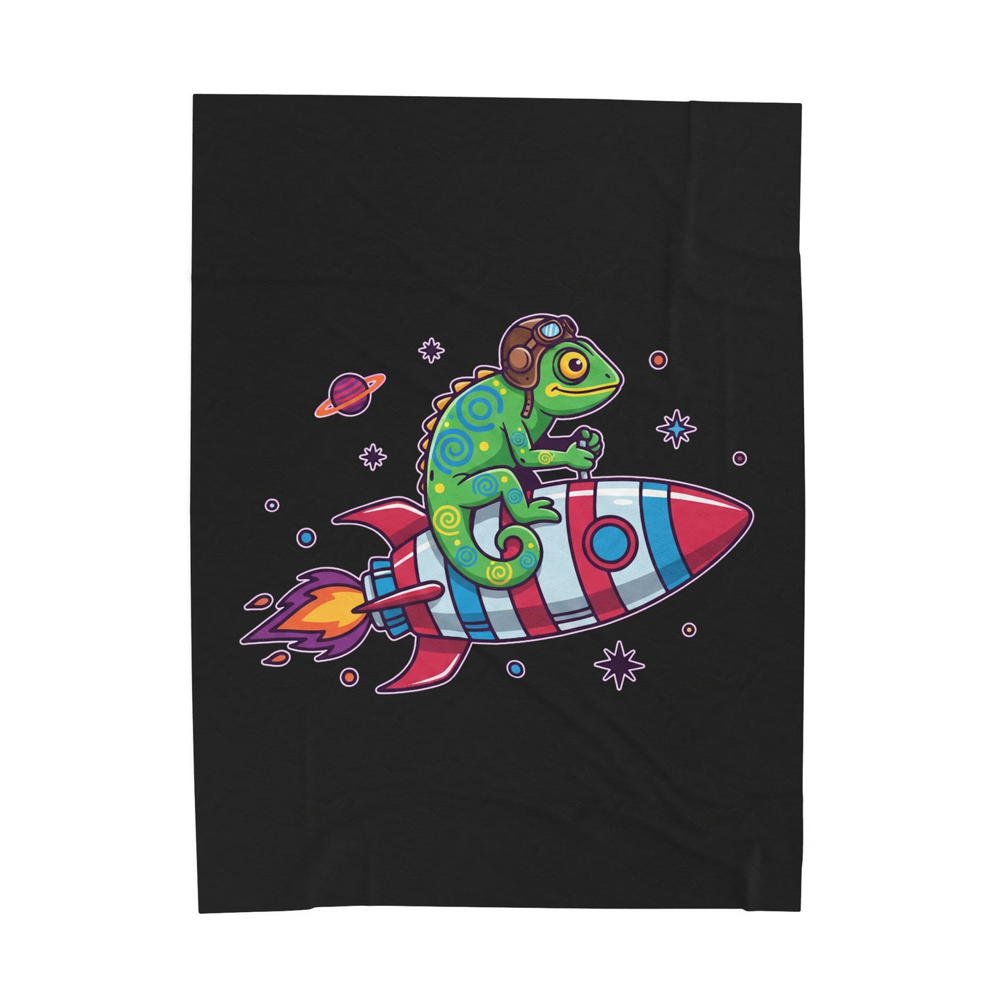 Cosmic Rider - Plush Blanket