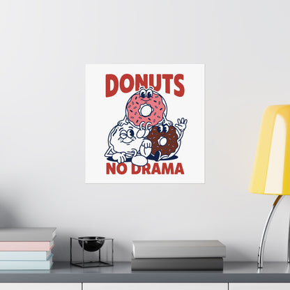 Donuts No Drama - Poster