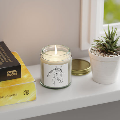 Horse Portrait Sketch - Scented Candle