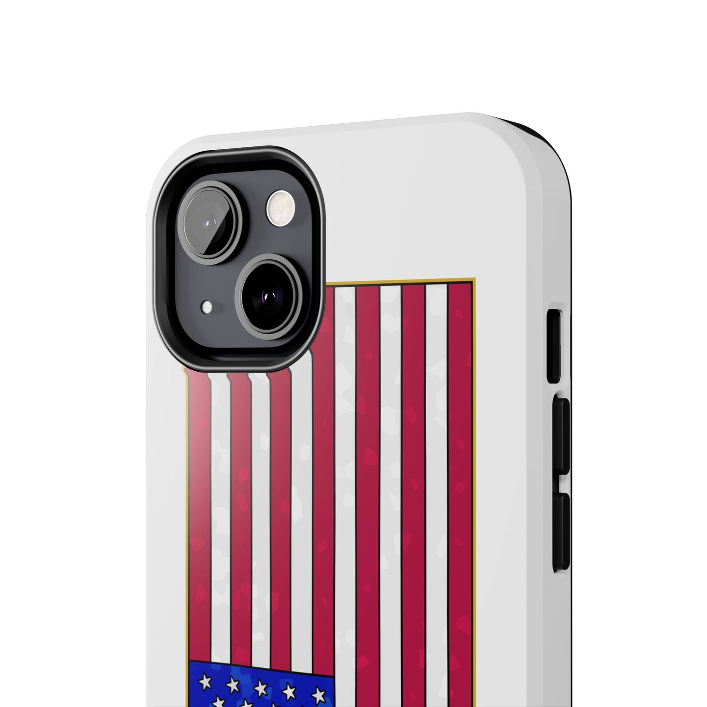 New Glory American Flag (Gold Edge Edition) - Phone Case