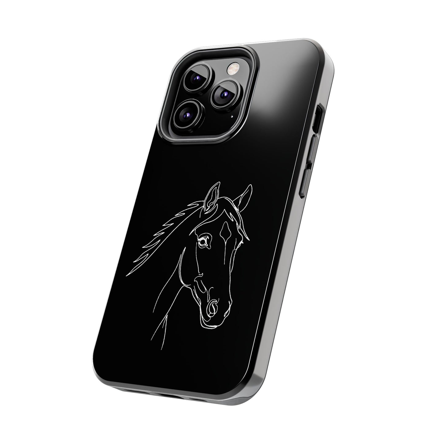 Horse Portrait Sketch - Phone Case