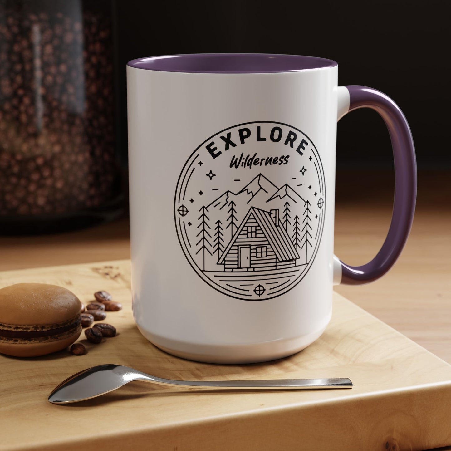 Explore Wilderness - Color Accent Mug