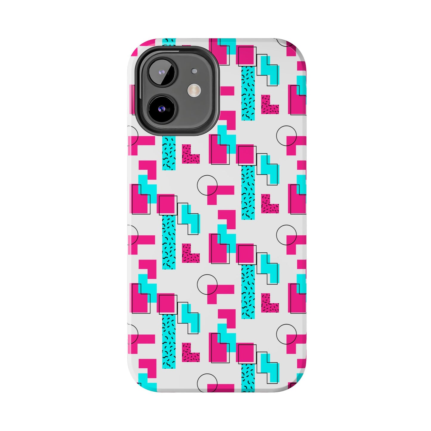 Retro Geometric Vibes - Phone Case