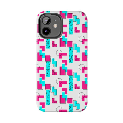 Retro Geometric Vibes - Phone Case