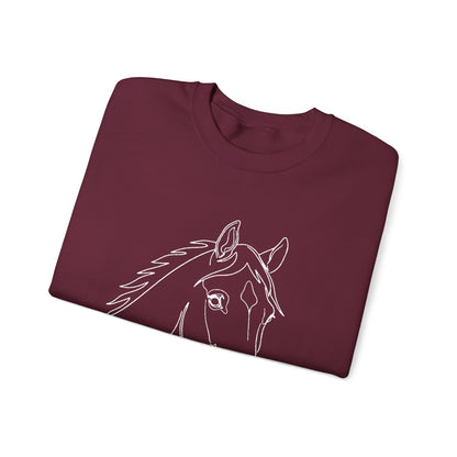Horse Portrait Sketch - Sweatshirt