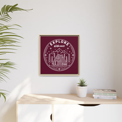 Explore Wilderness - Framed Canvas
