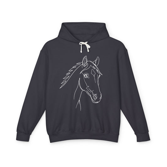 Horse Portrait Sketch - Hoodie
