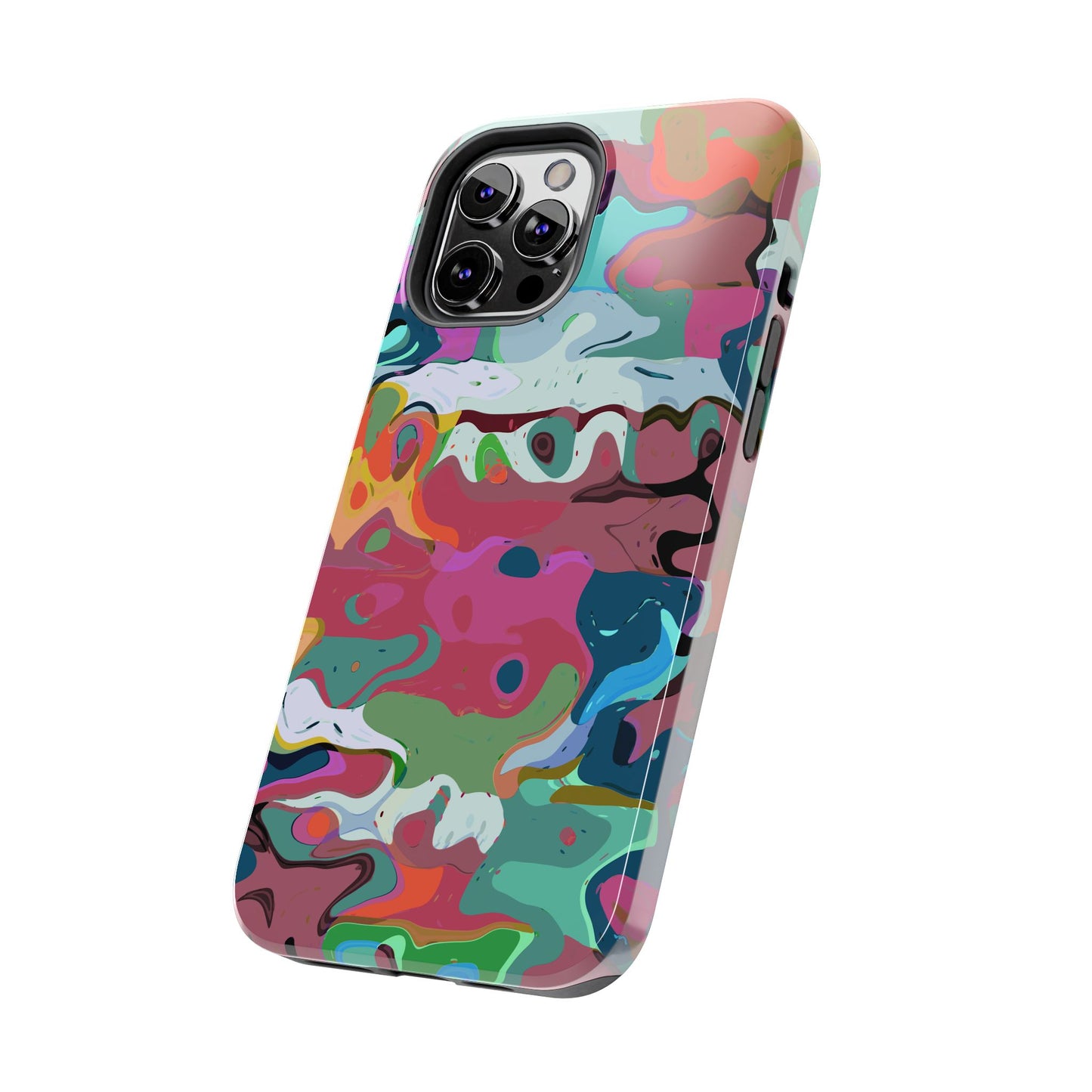 Colorful Abstract Marble - Phone Case