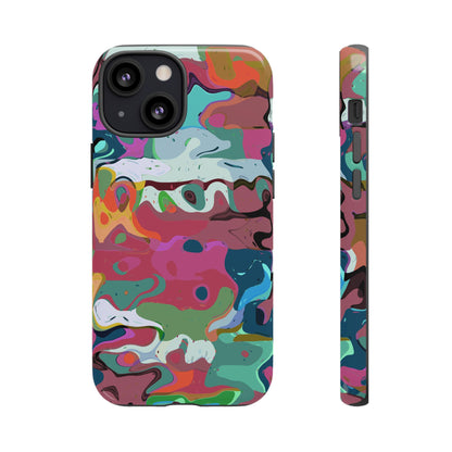 Colorful Abstract Marble - Phone Case