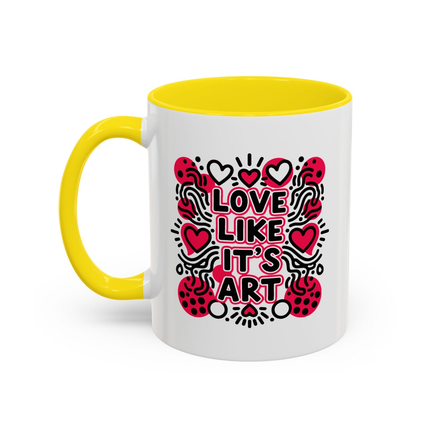 Love Like It’s Art - Color Accent Mug