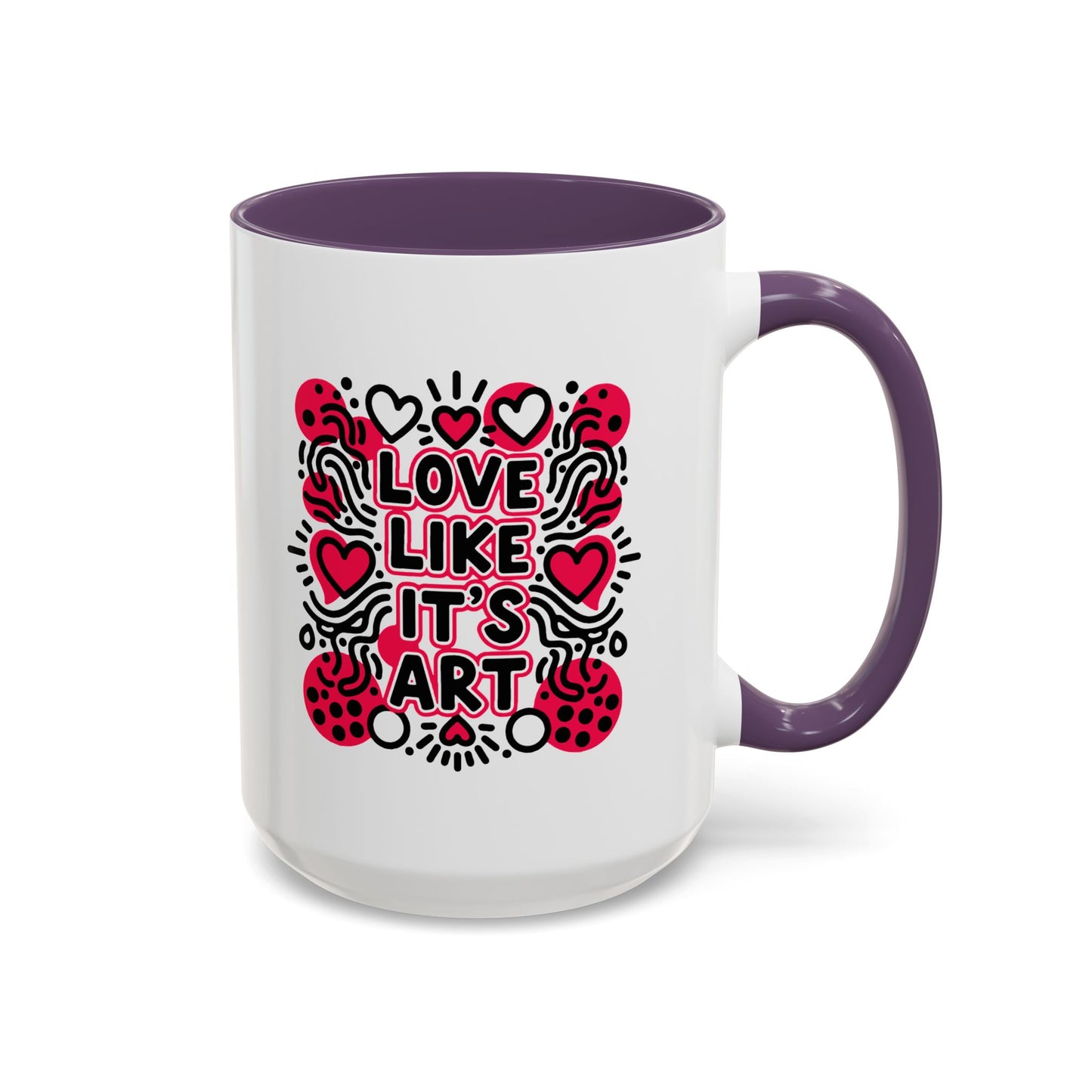Love Like It’s Art - Color Accent Mug