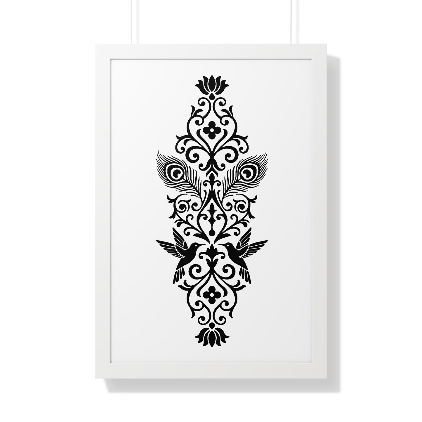 Hummingbird Soulmates - Framed Poster