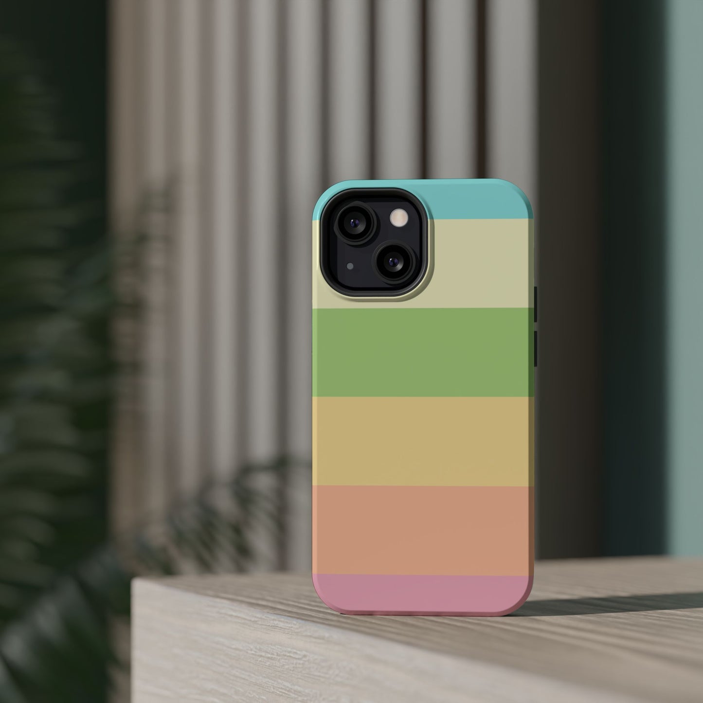 Pastel Stripes - Magnetic Phone Cover