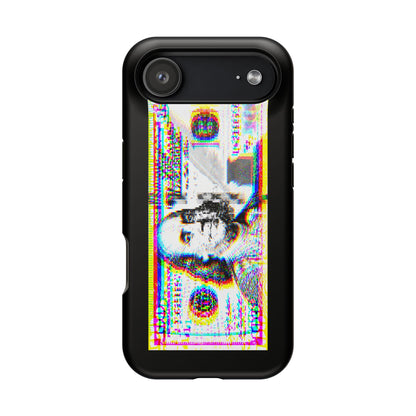 100 Dollars Bill - Neon Color Explosion - Magnetic Phone Case