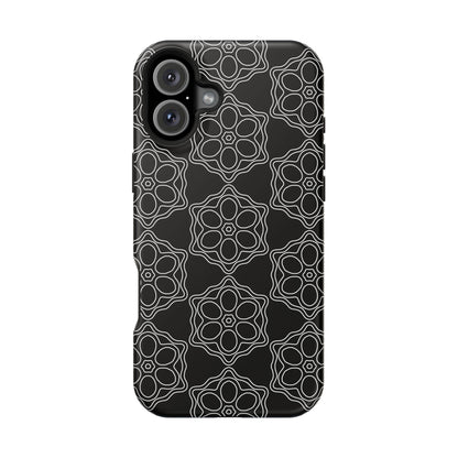 Geometric Sacred Flower - Magnetic Phone Case