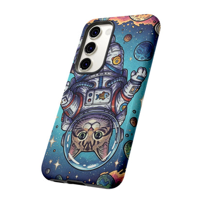Astronaut Cat - Tough Phone Case
