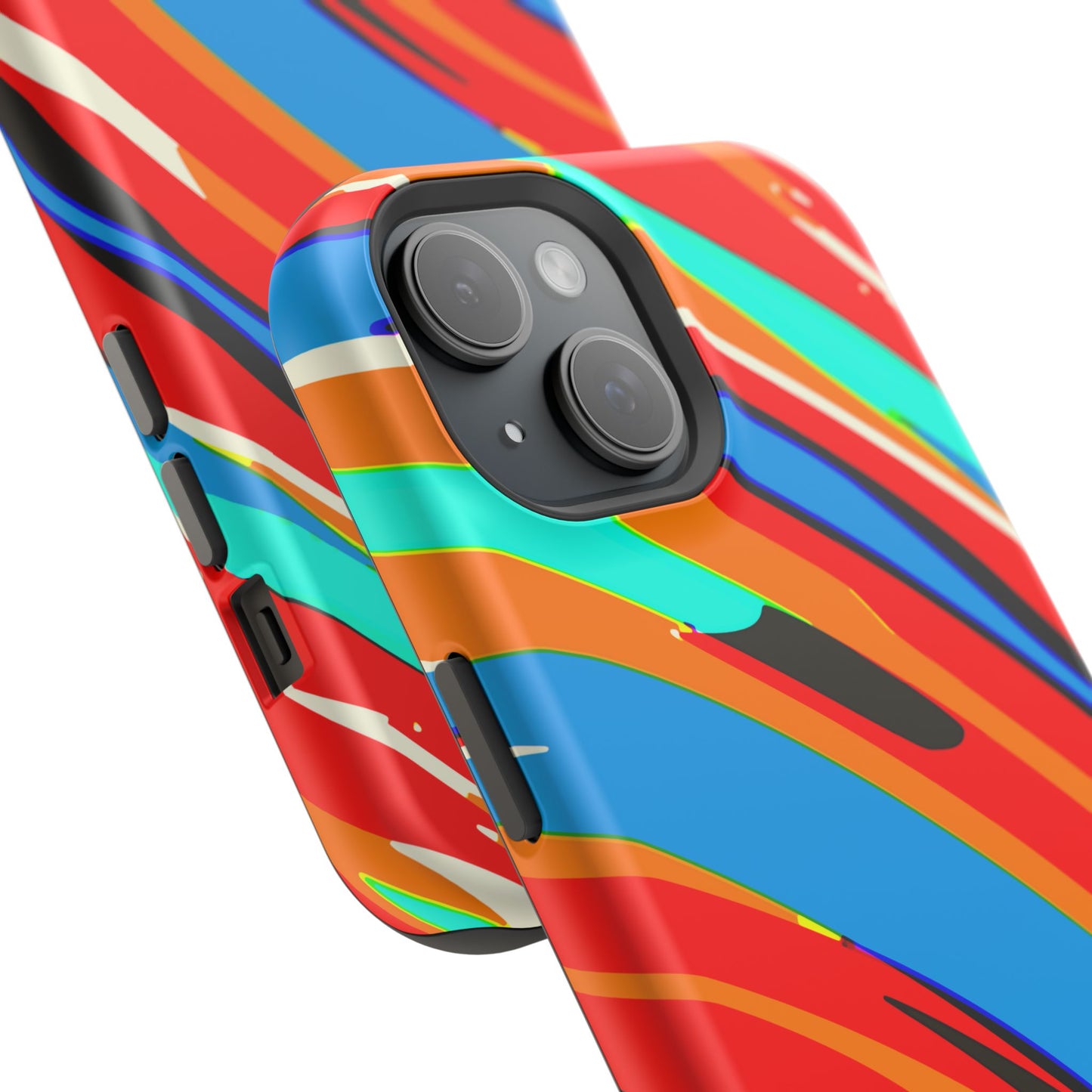 Abstract Rainbow Swirl Arc - Magnetic Phone Case