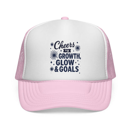 Cheers to Growth, Glow & Goals - Cap