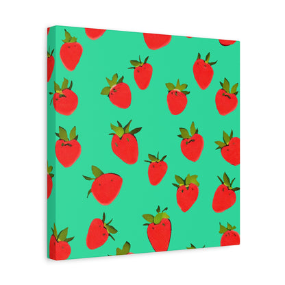 Strawberry Pattern - Canvas