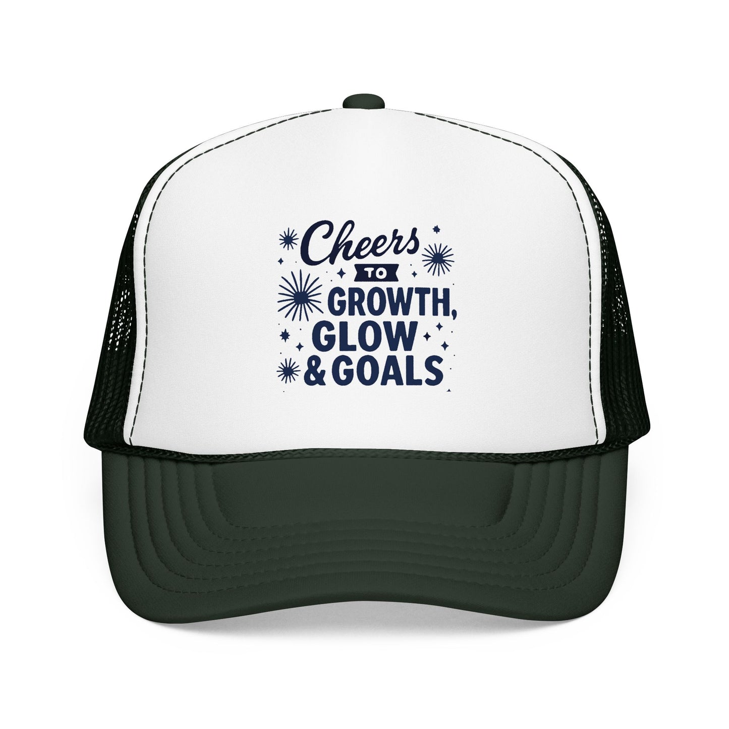 Cheers to Growth, Glow & Goals - Cap