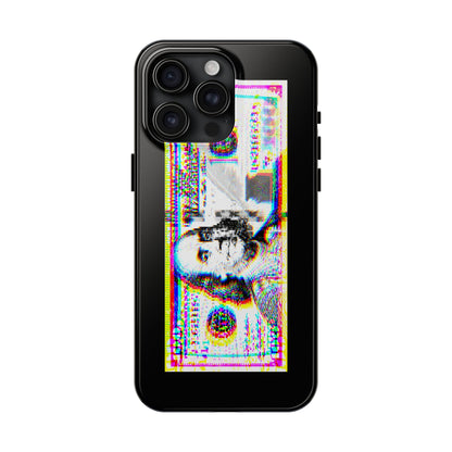100 Dollars Bill - Neon Color Explosion - Phone Case