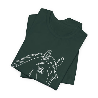 Horse Portrait Sketch - T-Shirt