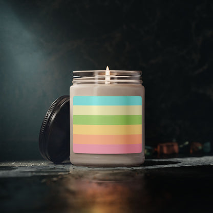 Pastel Stripes - Scented Candle