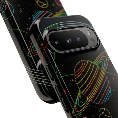 Galactic Tough Phone Case, Starry Space Protection, Unique Gift for Astronomers, Celestial Accessories, Trendy Space Lovers