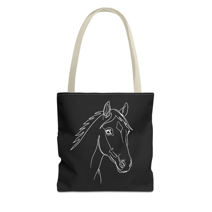 Horse Portrait Sketch - Tote Bag