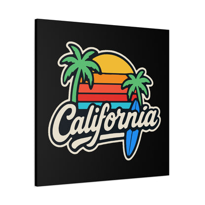 California Surf Vibes - Canvas