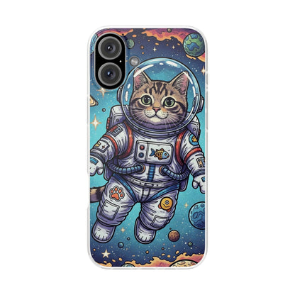 Astronaut Cat - Flexi Phone Case