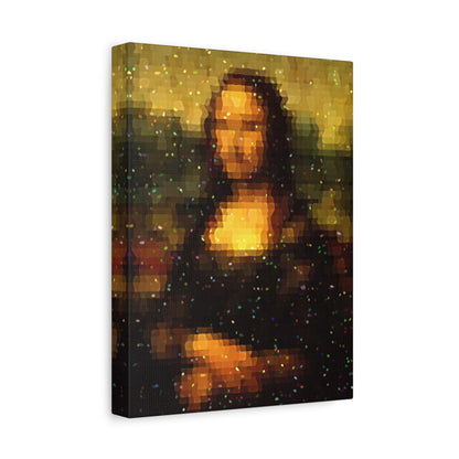 Pixel Muse — Silent Smile - Canvas