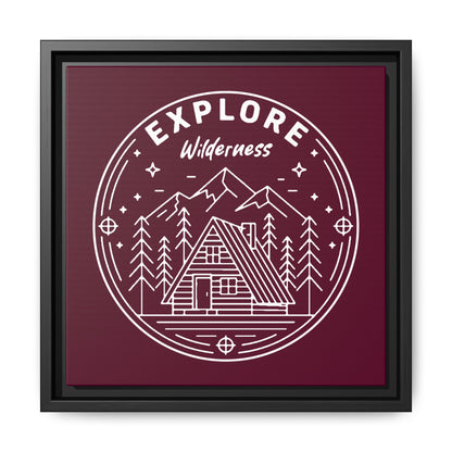 Explore Wilderness - Framed Canvas