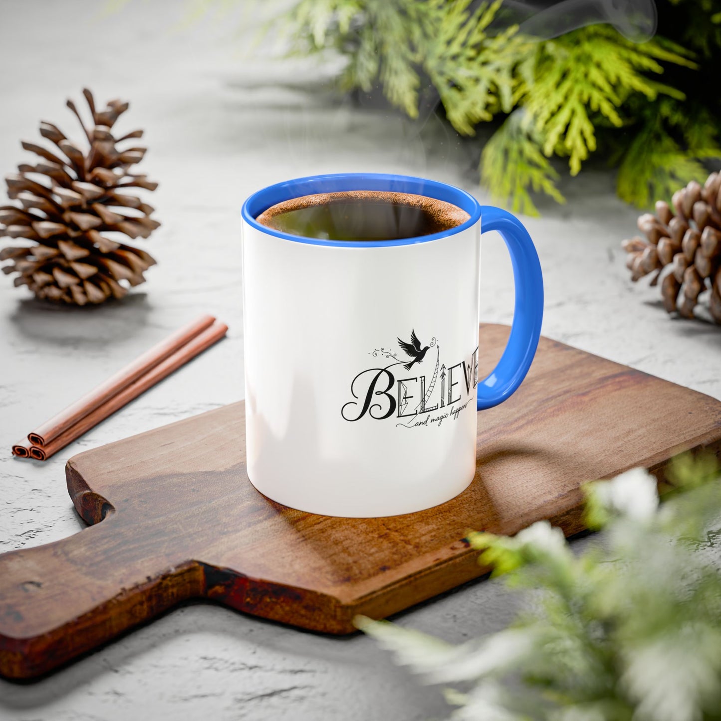 Believe and Magic Happens - Colorful Mug