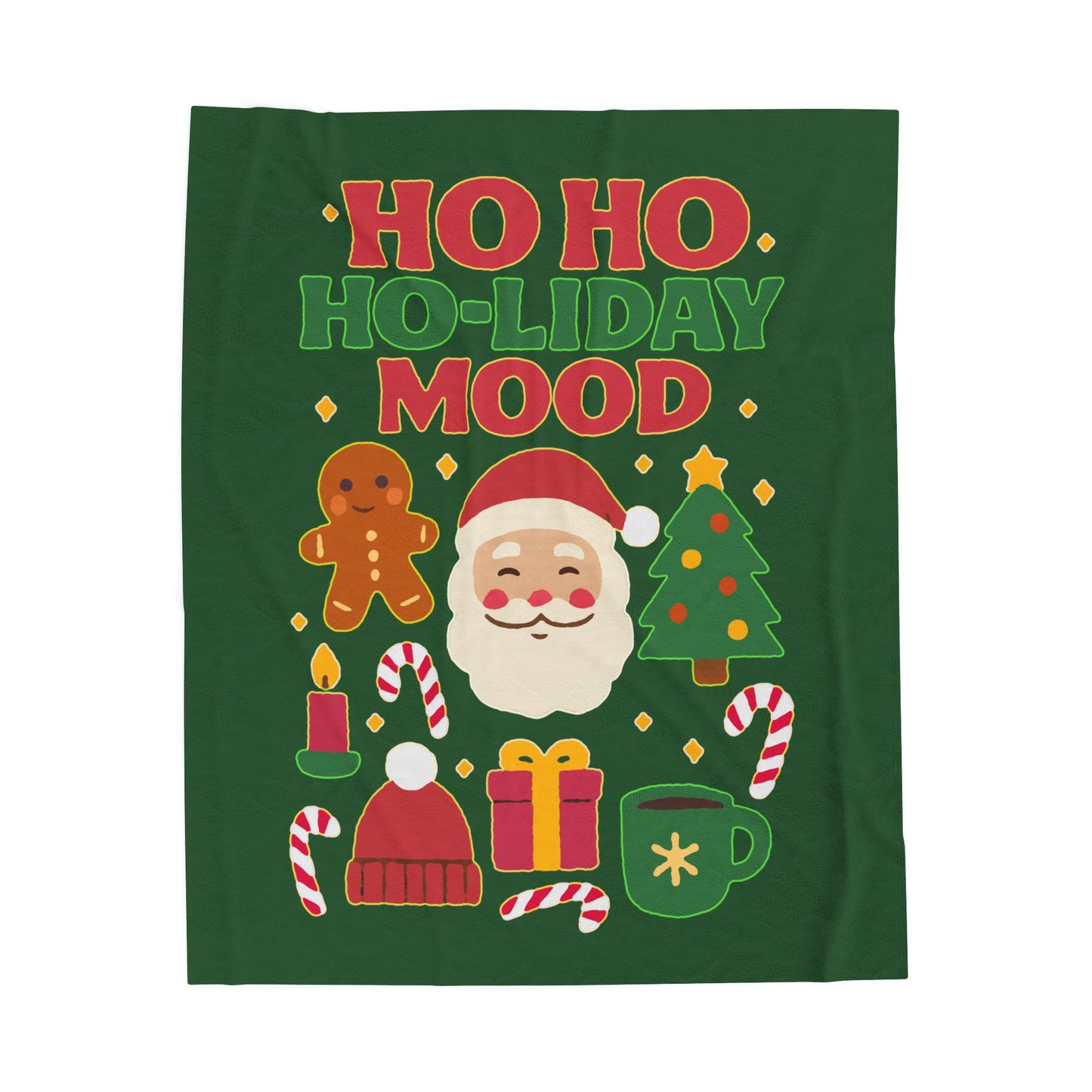 Ho Ho Ho-liday Mood - Plush Blanket