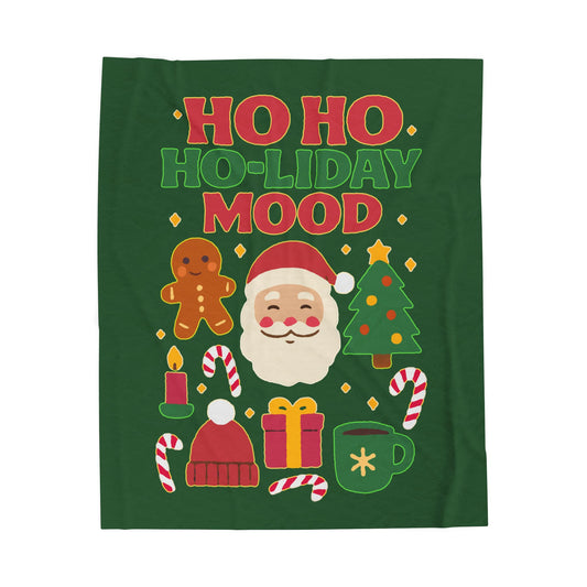 Ho Ho Ho-liday Mood - Plush Blanket