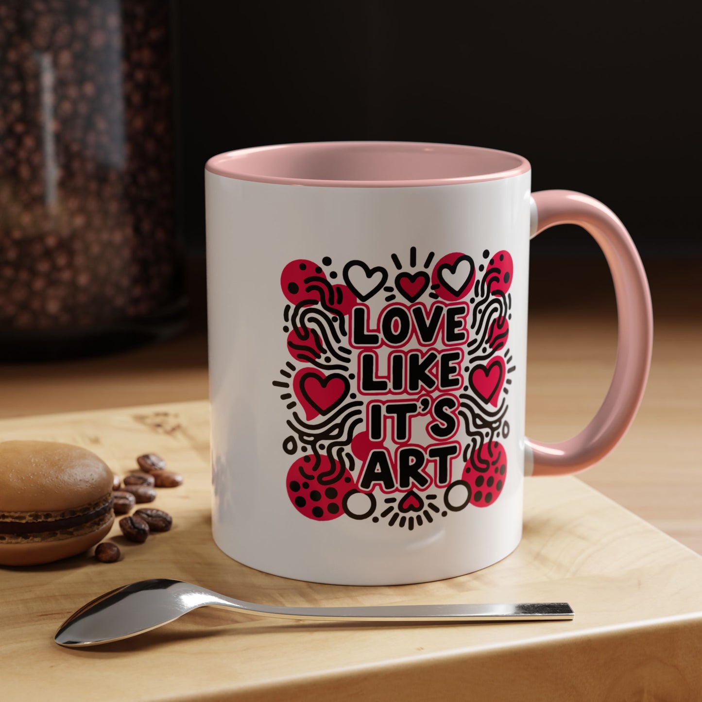 Love Like It’s Art - Color Accent Mug