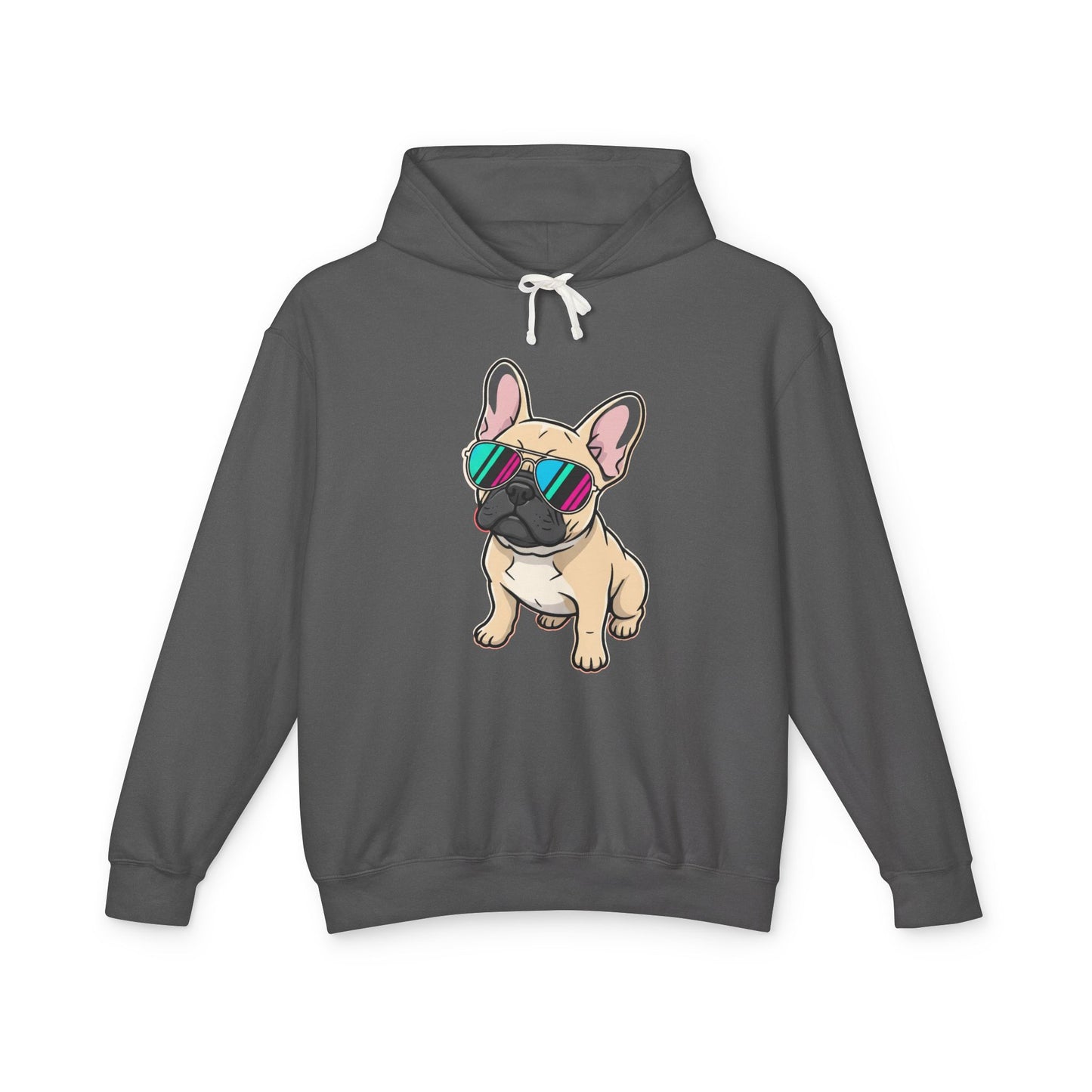 French Bulldog with Sunglasses - Hoodie
