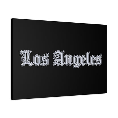 Stylish Matte Canvas Wall Art, Los Angeles Decor, Home Wall Decor, Urban Art - Silver Edition