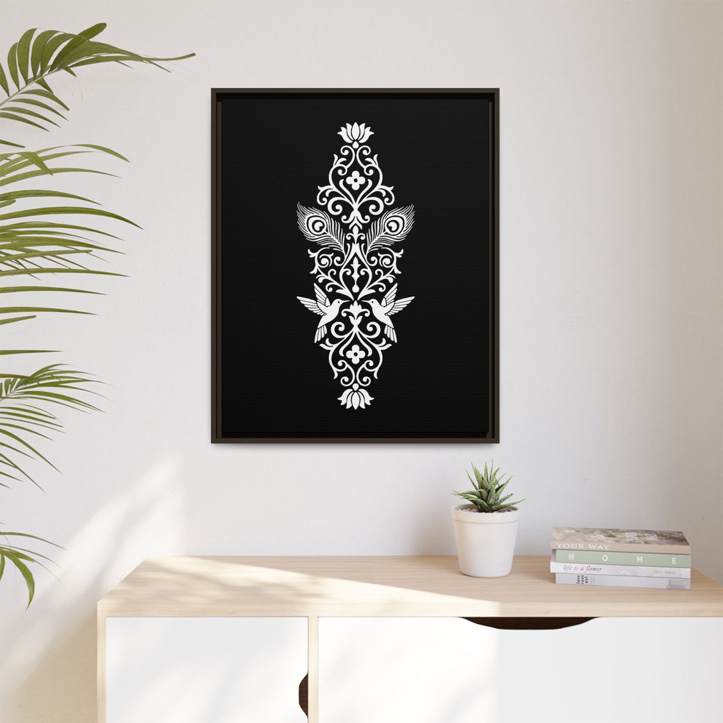 Hummingbird Soulmates - Framed Canvas